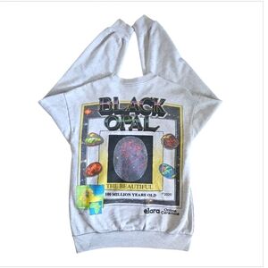 ONLINE CERAMICS | ELARA Uncut Gems Black Opal Sweatshirt in Size Small